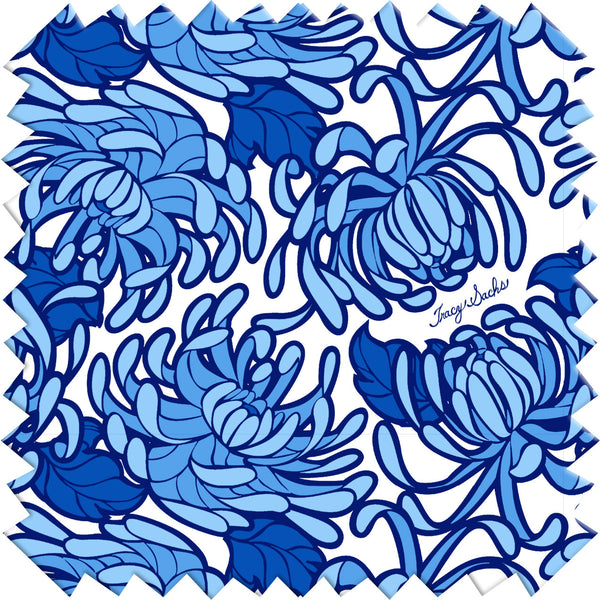 Blue Bloom Placemat - Set of 4